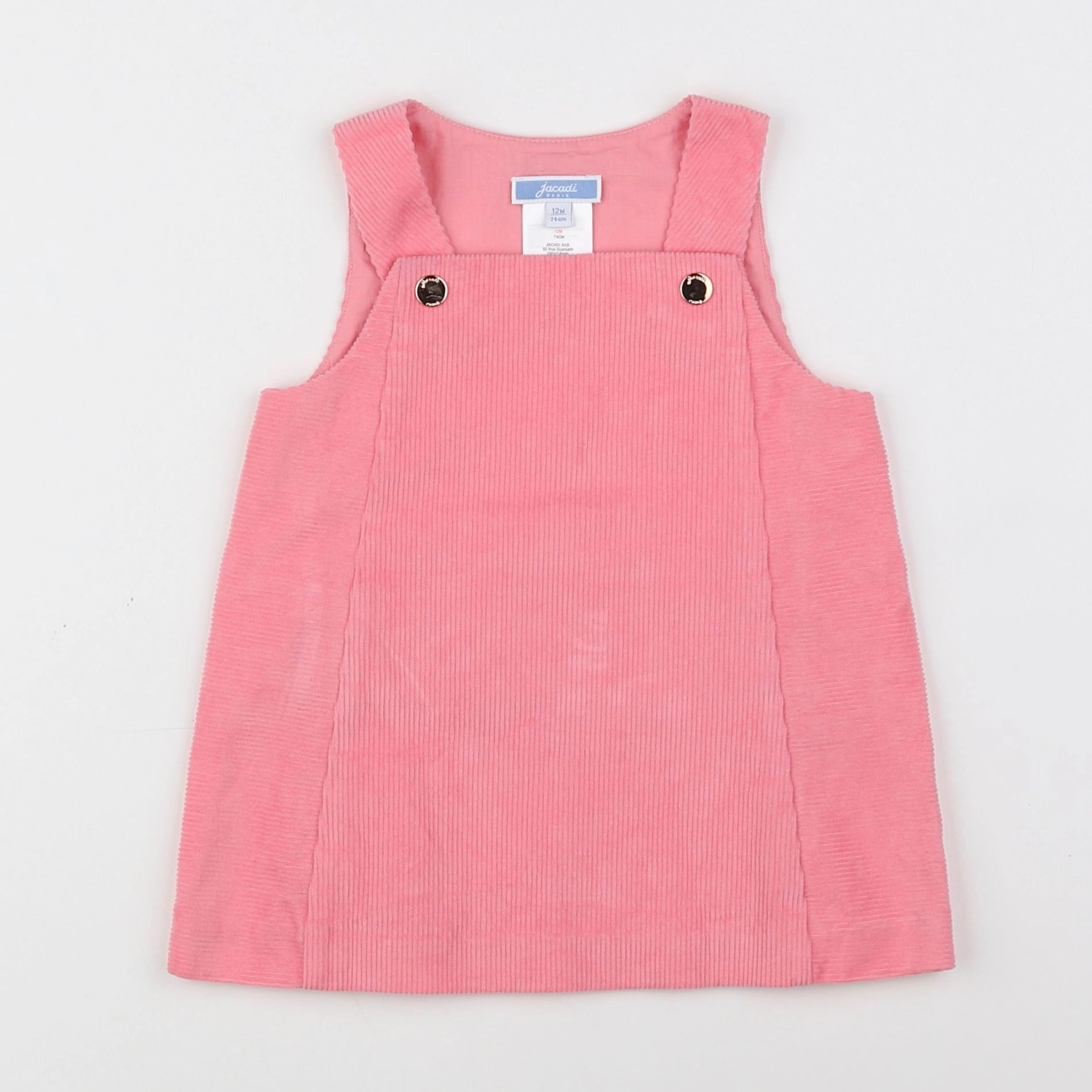 Jacadi - robe rose - 12 mois